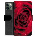 Etui Portfel Premium - iPhone 11 Pro - Róża