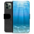 Etui Portfel Premium - iPhone 11 Pro - Morze