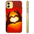 Etui TPU - iPhone 11 - Sylwetka Serca