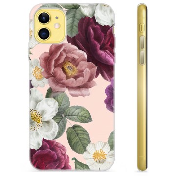 Etui TPU - iPhone 11 - Romantyczne Kwiaty