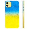 Etui TPU Flaga Ukrainy - iPhone 11 - Dwubarwne