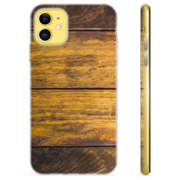 Etui TPU - iPhone 11 - Drewno