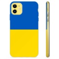 Etui TPU Flaga Ukrainy - iPhone 11 - Żółć i błękit