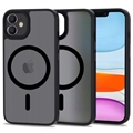 iPhone 11 Etui Tech-Protect Magmat - Kompatybilne z MagSafe - Półprzezroczysty Czerń