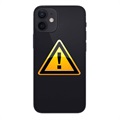 Naprawa Klapki Baterii iPhone 12 - z ramką - Czerń