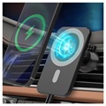 Magnetyczna Ładowarka Bezprzewodowa / Uchwyt Samochodowy Na Kratkę Wentylacyjną SZDJ N16 do iPhone 12/13 - 15W