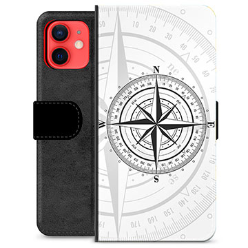 Etui Portfel Premium - iPhone 12 mini - Kompas