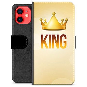 Etui Portfel Premium - iPhone 12 mini - Król