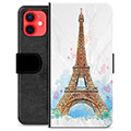 Etui Portfel Premium - iPhone 12 mini - Paryż