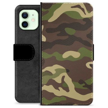 Etui Portfel Premium - iPhone 12 - Moro