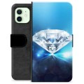 Etui Portfel Premium - iPhone 12 - Diament