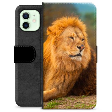 Etui Portfel Premium - iPhone 12 - Lew