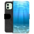 Etui Portfel Premium - iPhone 12 - Morze