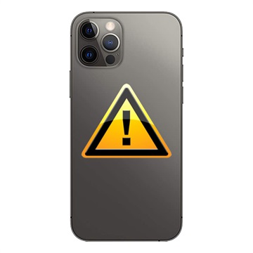 Naprawa Klapki Baterii iPhone 12 Pro Max - z ramką - Czerń