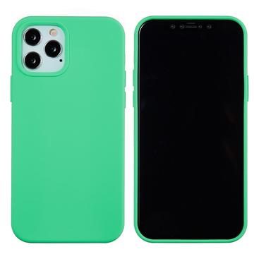 iPhone 12 Pro Max Etui z Ciekłego Silikonu - Zieleń