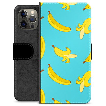 Etui Portfel Premium - iPhone 12 Pro Max - Banany