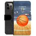 Etui Portfel Premium - iPhone 12 Pro Max - Koszykówka