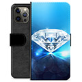 Etui Portfel Premium - iPhone 12 Pro Max - Diament