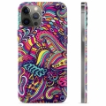 Etui TPU - iPhone 12 Pro Max - Abstrakcyjne Kwiaty