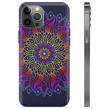 Etui TPU - iPhone 12 Pro Max - Kolorowa Mandala