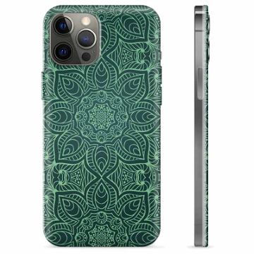 Etui TPU - iPhone 12 Pro Max - Zielona Mandala