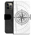 Etui Portfel Premium - iPhone 12 Pro Max - Kompas