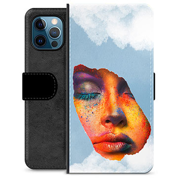 Etui Portfel Premium - iPhone 12 Pro - Pintura Facial