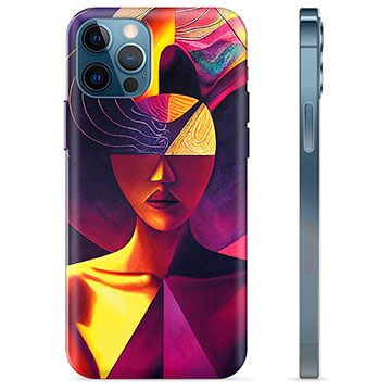 Etui TPU - iPhone 12 Pro - Retrato Cubista