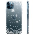 Etui TPU - iPhone 12 Pro - Płatki Śniegu