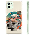 Etui TPU - iPhone 12 - Colagem Abstrata