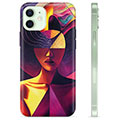Etui TPU - iPhone 12 - Retrato Cubista