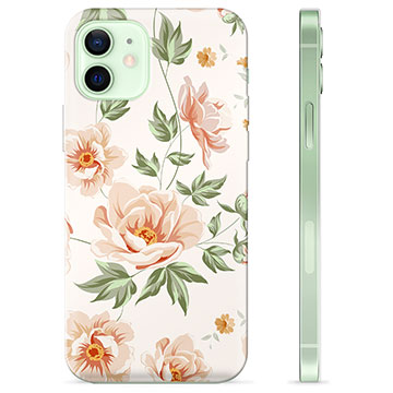 Etui TPU - iPhone 12 - Kwiatowy