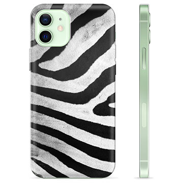 Etui TPU - iPhone 12 - Zebra