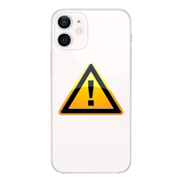 Naprawa Klapki Baterii iPhone 12 mini - z ramką - Biel