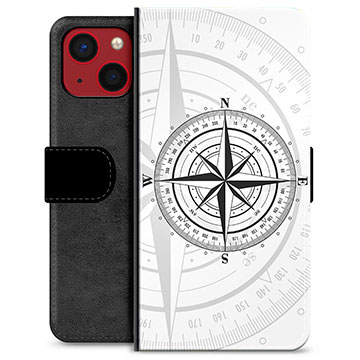 Etui Portfel Premium - iPhone 13 Mini - Kompas