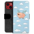 Etui Portfel Premium - iPhone 13 Mini - Latająca Świnia
