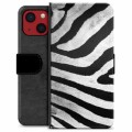 Etui Portfel Premium - iPhone 13 Mini - Zebra