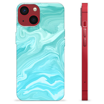 Etui TPU - iPhone 13 Mini - Błękitny Marmur