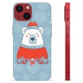 Etui TPU - iPhone 13 Mini - Świąteczny Niedźwiadek
