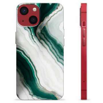 Etui TPU - iPhone 13 Mini - Szmaragdowy Marmur