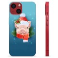 Etui TPU - iPhone 13 Mini - Świąteczna Świnka