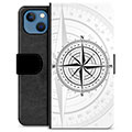 Etui Portfel Premium - iPhone 13 - Kompas