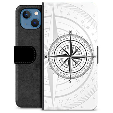 Etui Portfel Premium - iPhone 13 - Kompas