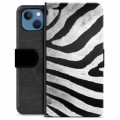 Etui Portfel Premium - iPhone 13 - Zebra