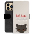 Etui Portfel Premium - iPhone 13 Pro Max - Wściekły Kot