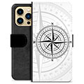 Etui Portfel Premium - iPhone 13 Pro Max - Kompas