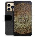 Etui Portfel Premium - iPhone 13 Pro Max - Mandala