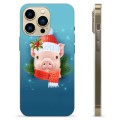 Etui TPU - iPhone 13 Pro Max - Świąteczna Świnka