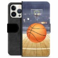 Etui Portfel Premium - iPhone 13 Pro - Koszykówka