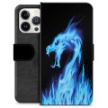 Etui Portfel Premium - iPhone 13 Pro - Ognisty Smok